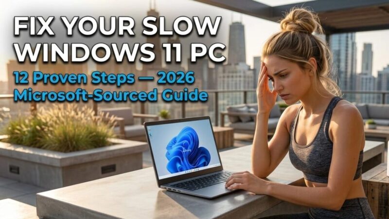 How to Fix a Slow Windows 11 PC in 2026  Step by Step Guide That Works