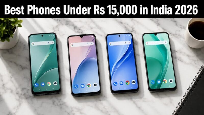 Best Phones Under Rs 15,000 in India Right Now 2026