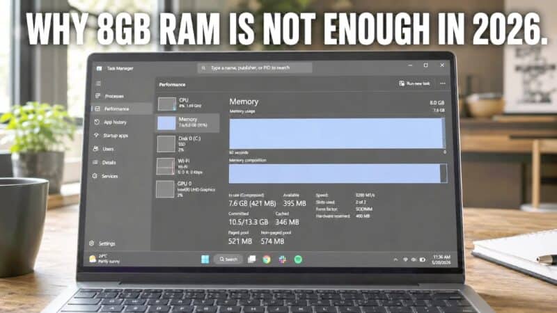 Why My PC and Laptop Needs 16GB of RAM Not 8GB in 2026