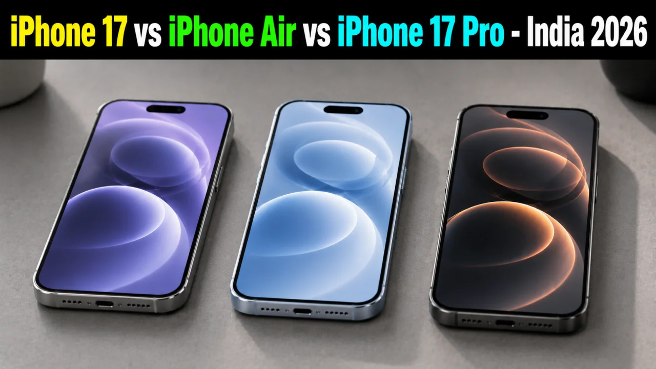 Phone 2026 buying guide for India - key differences between every model at a glance with verified May 2026 pricing (iTechnoGlobe) iPhone 17 vs iPhone Air vs iPhone 17 pro