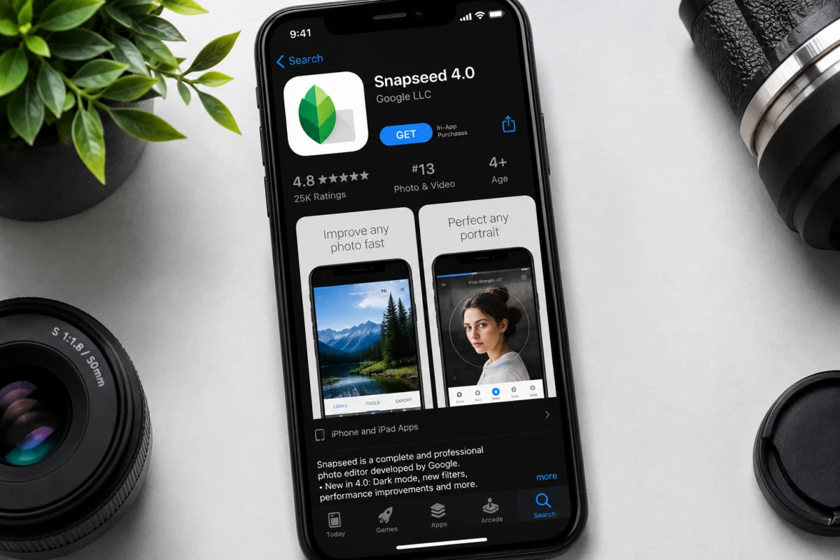 Best AI Photo and Video Editing Apps in 2026 3 Snapseed 4.0 free photo editing app update 2026